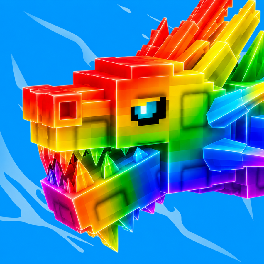 Big Rainbow Ice Serpent