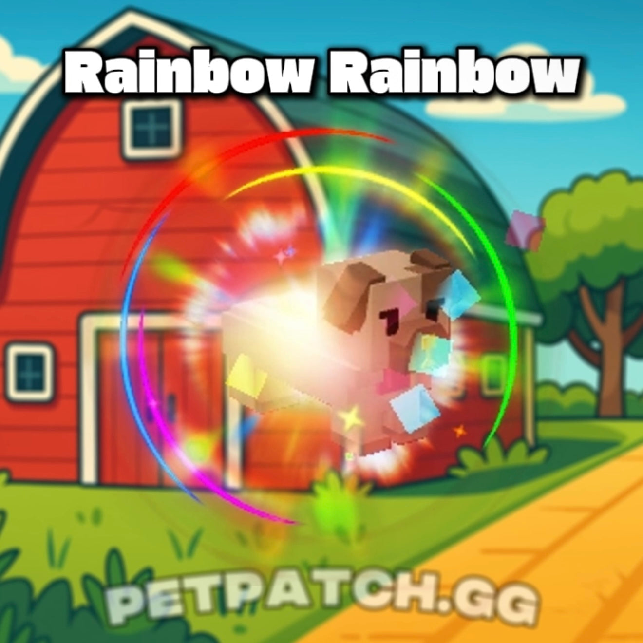 Rainbow Rainbow Hot Dog Daschund