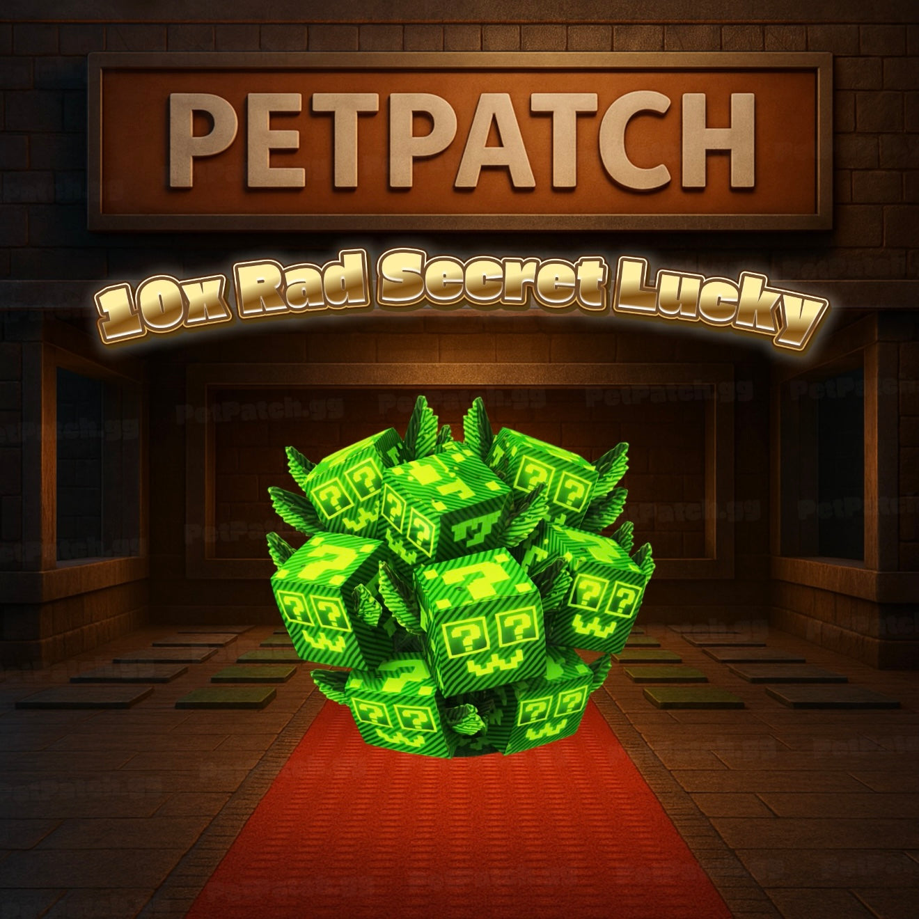 10x Radioactive Secret Lucky Blocks